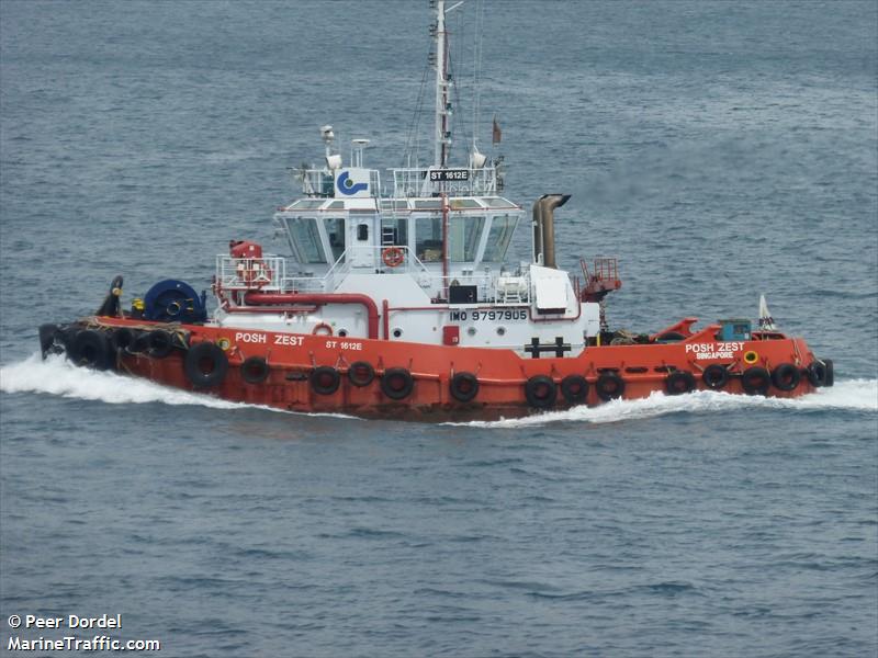 posh zest (Tug) - IMO 9797905, MMSI 563023200, Call Sign 9V3336 under the flag of Singapore