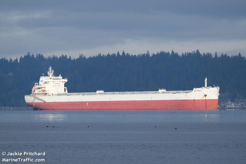 blc first (Bulk Carrier) - IMO 9856139, MMSI 563071800, Call Sign 9V5877 under the flag of Singapore