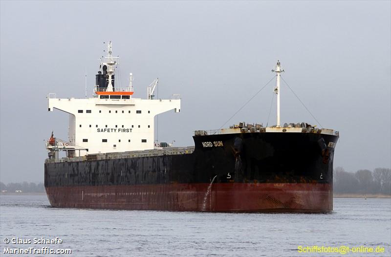 nord sun (Bulk Carrier) - IMO 9622540, MMSI 563573000, Call Sign 9V2047 under the flag of Singapore
