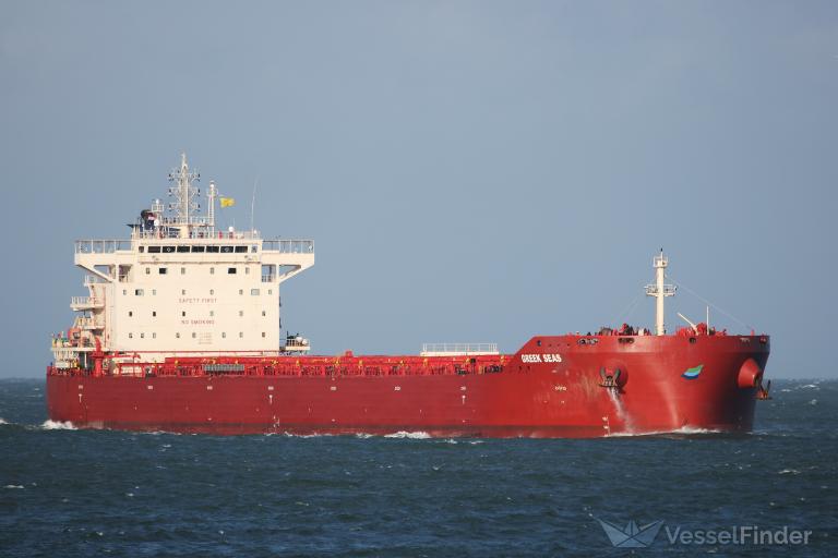 greek seas (Bulk Carrier) - IMO 9718698, MMSI 636017065, Call Sign D5JD3 under the flag of Liberia