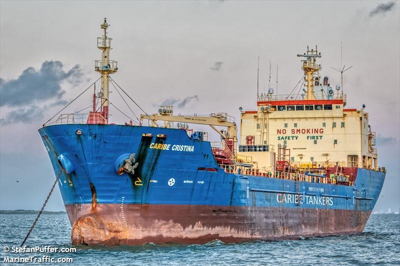 caribe cristina (Chemical/Oil Products Tanker) - IMO 9330020, MMSI 636017332, Call Sign D5KK3 under the flag of Liberia
