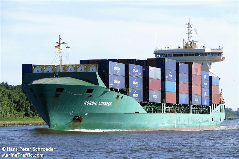 nordic luebeck (Container Ship) - IMO 9483683, MMSI 636017517, Call Sign D5IL6 under the flag of Liberia