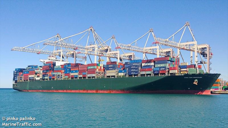 cma cgm missouri (Container Ship) - IMO 9679919, MMSI 636018542, Call Sign D5QE4 under the flag of Liberia