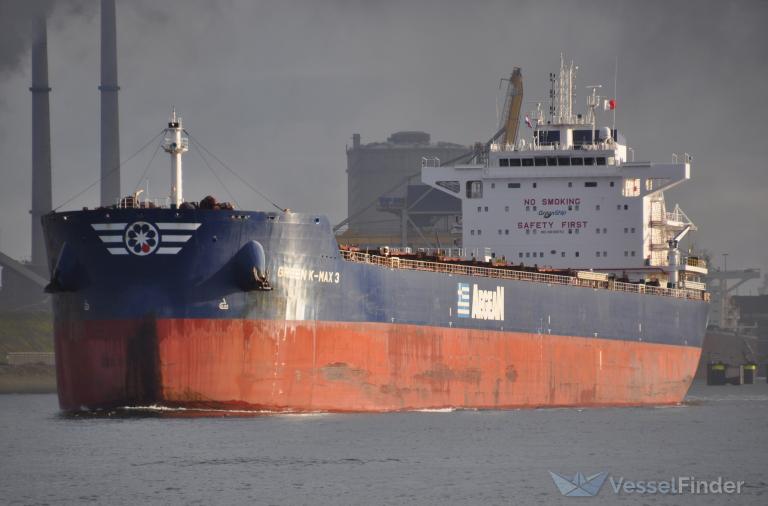 green k-max 3 (Bulk Carrier) - IMO 9838072, MMSI 636018868, Call Sign D5RT5 under the flag of Liberia