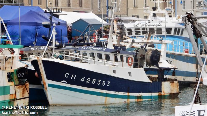 fv la confiance (Fishing vessel) - IMO , MMSI 226156000, Call Sign FLOW under the flag of France