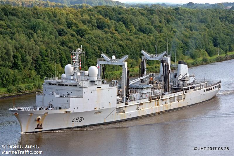 french warship (Other type) - IMO , MMSI 228779000 under the flag of France