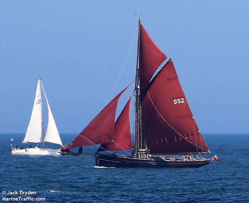 jolie brise (Sailing vessel) - IMO , MMSI 232007940, Call Sign 2XBV under the flag of United Kingdom (UK)