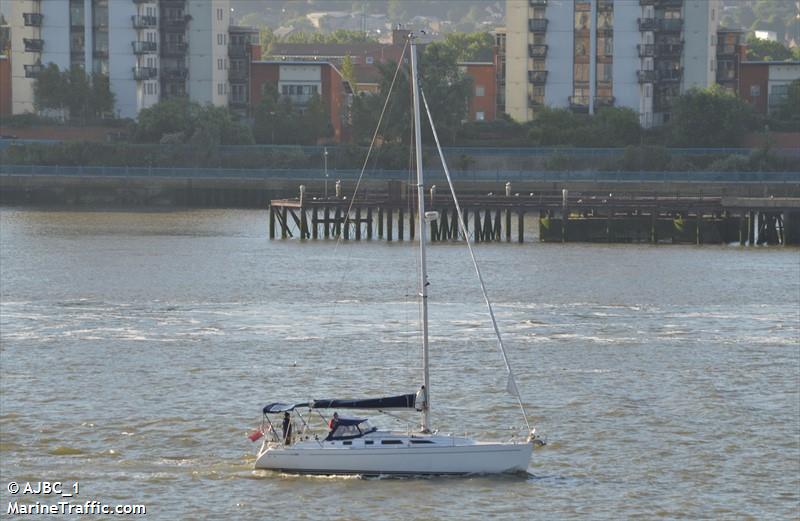 amazing grace (Sailing vessel) - IMO , MMSI 235039004, Call Sign ZQDX6 under the flag of United Kingdom (UK)