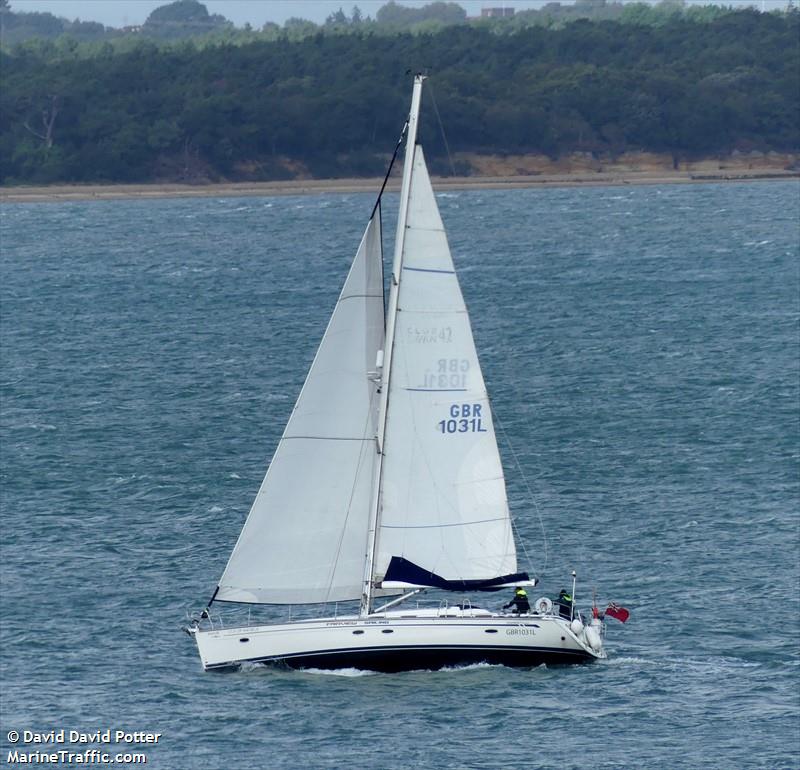 sy lily of hamble (Sailing vessel) - IMO , MMSI 235054856, Call Sign MRVC under the flag of United Kingdom (UK)