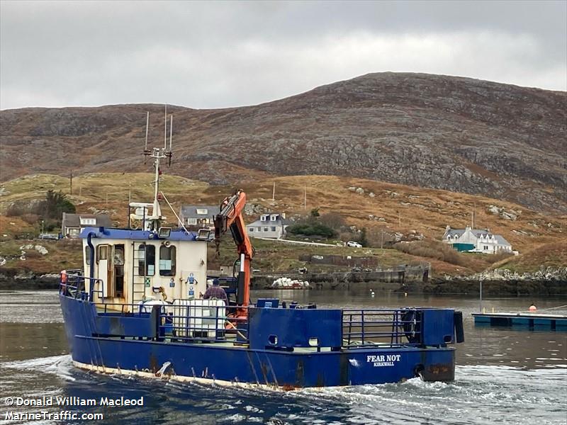 fear not (Cargo ship) - IMO , MMSI 235073392, Call Sign 2CJS7 under the flag of United Kingdom (UK)