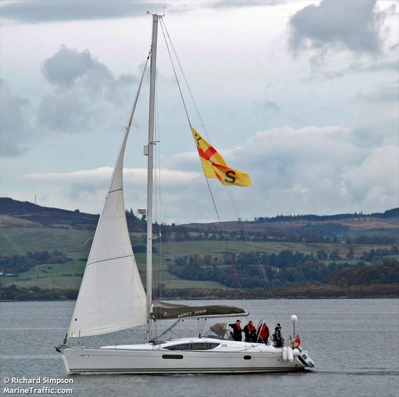 nancy spain (Sailing vessel) - IMO , MMSI 235084737, Call Sign 2EFV5 under the flag of United Kingdom (UK)