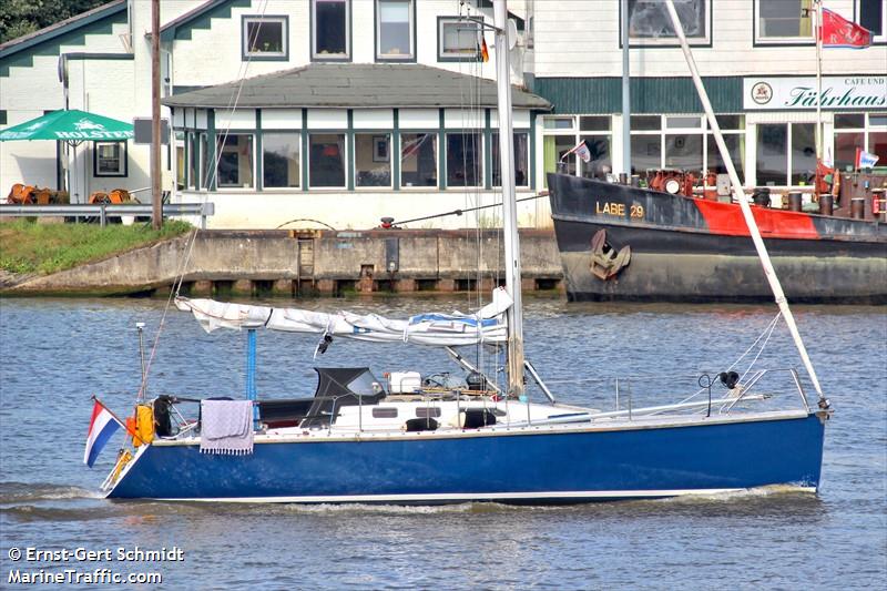 hludana (Sailing vessel) - IMO , MMSI 244131753, Call Sign PB5263 under the flag of Netherlands