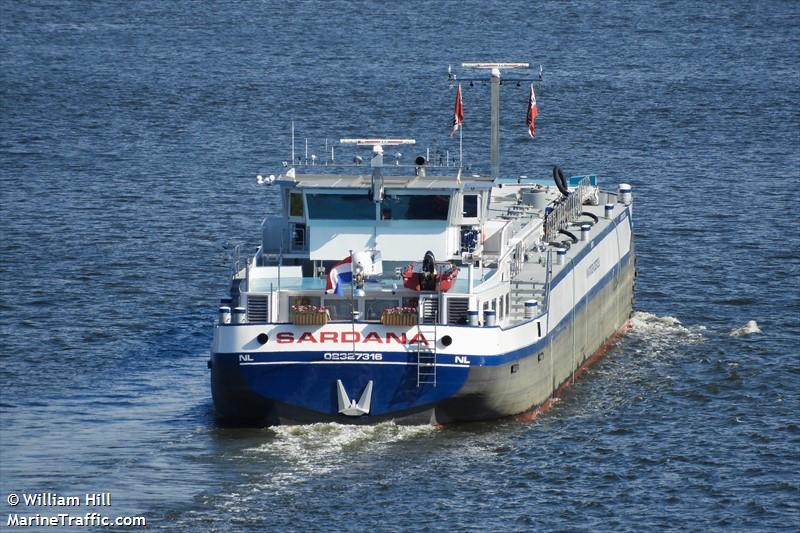 sardana (Cargo ship) - IMO , MMSI 244700234, Call Sign PD3557 under the flag of Netherlands