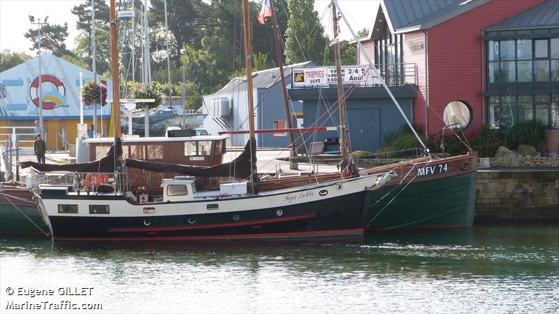 faja lobbi (Sailing vessel) - IMO , MMSI 244730034, Call Sign PE6632 under the flag of Netherlands