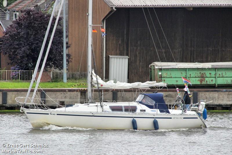 krab (Pleasure craft) - IMO , MMSI 244810475, Call Sign PI4382 under the flag of Netherlands
