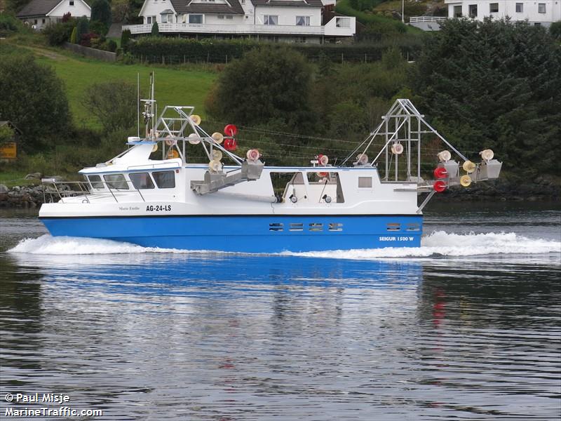 marie emilie (Fishing vessel) - IMO , MMSI 257000390 under the flag of Norway