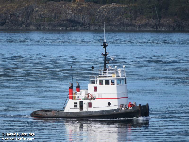 island chief (Tug) - IMO , MMSI 316003009, Call Sign VG2634 under the flag of Canada