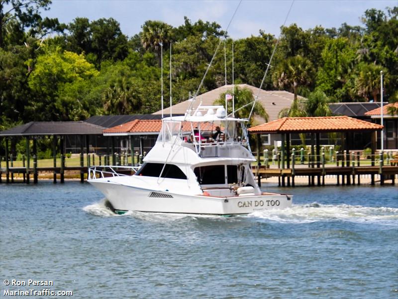 can do too (Pleasure craft) - IMO , MMSI 338331056 under the flag of USA