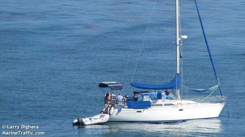 tuesday (Sailing vessel) - IMO , MMSI 338338626 under the flag of USA