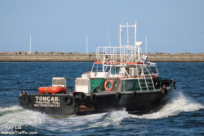 tom car (Pilot) - IMO , MMSI 345030093, Call Sign XCAJ3 under the flag of Mexico