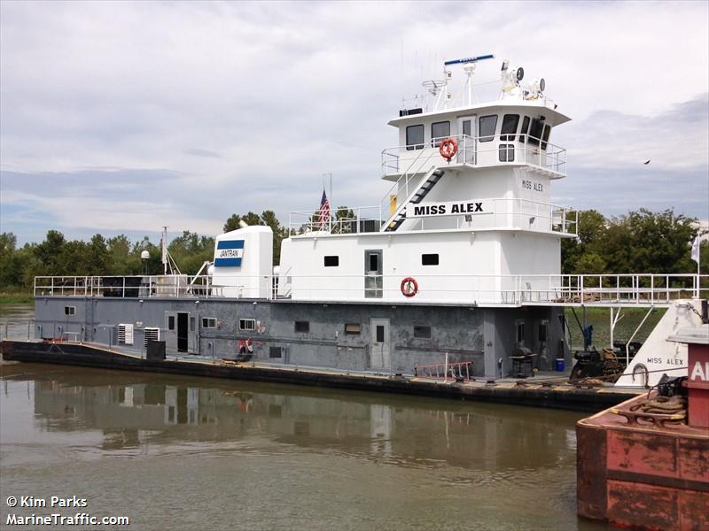 miss alex (Towing vessel) - IMO , MMSI 367430210, Call Sign WDF2641 under the flag of United States (USA)