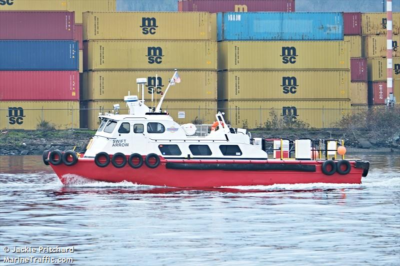 swift arrow (Port tender) - IMO , MMSI 369021000, Call Sign WAFK under the flag of United States (USA)