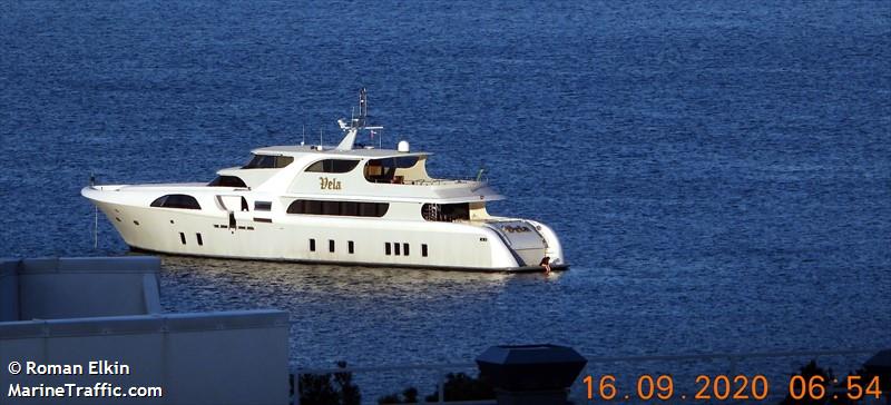 vela (Pleasure craft) - IMO , MMSI 377681000, Call Sign J8Y2469 under the flag of St Vincent & Grenadines