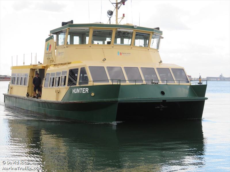 hunter (Passenger ship) - IMO , MMSI 503707100, Call Sign HUNTER under the flag of Australia