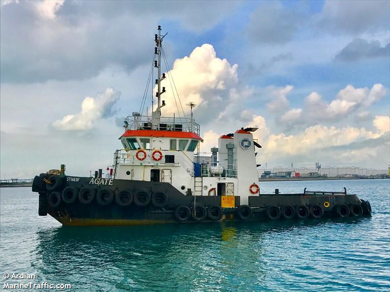 tb agate (Tug) - IMO , MMSI 563025680 under the flag of Singapore