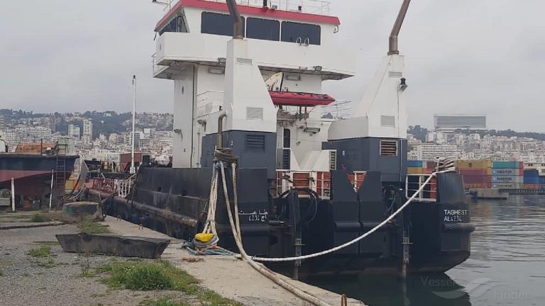 taghest (Dredging or UW ops) - IMO , MMSI 605066435, Call Sign 7TFL under the flag of Algeria
