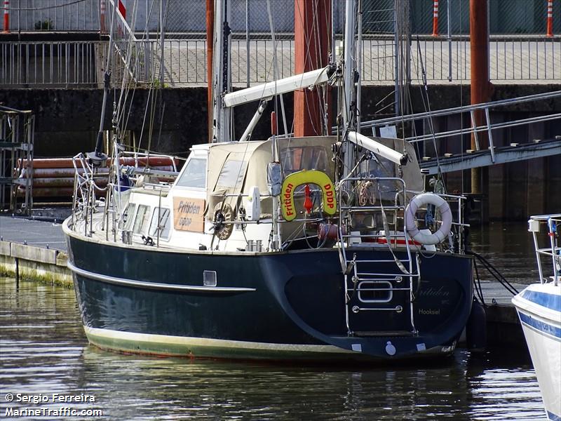 fritiden (Pleasure craft) - IMO , MMSI 211109680, Call Sign DDDP under the flag of Germany