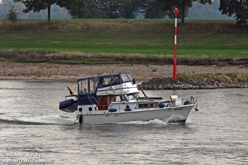 bonita (Pleasure craft) - IMO , MMSI 211119450, Call Sign DH2041 under the flag of Germany