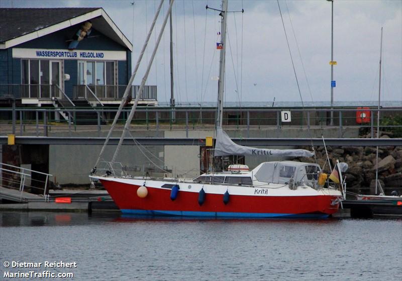 kritil (Sailing vessel) - IMO , MMSI 211580740, Call Sign DK6874 under the flag of Germany