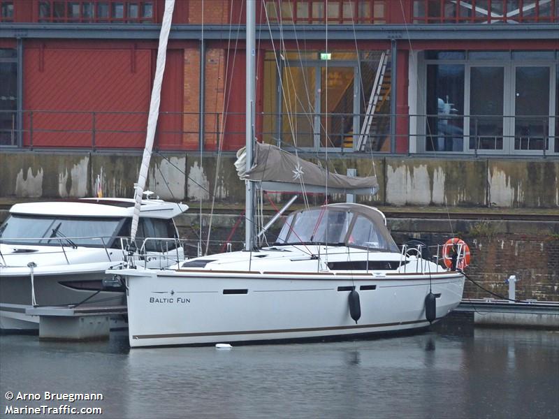 baltic fun (Sailing vessel) - IMO , MMSI 211795900, Call Sign DD3334 under the flag of Germany