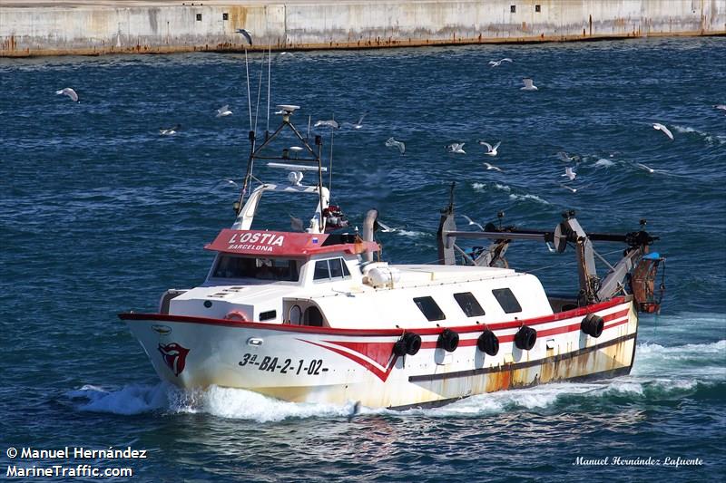 lostia (Fishing vessel) - IMO , MMSI 224066460 under the flag of Spain