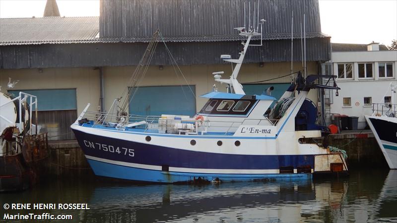 fv len-ma (Fishing vessel) - IMO , MMSI 227980000, Call Sign FQLU under the flag of France