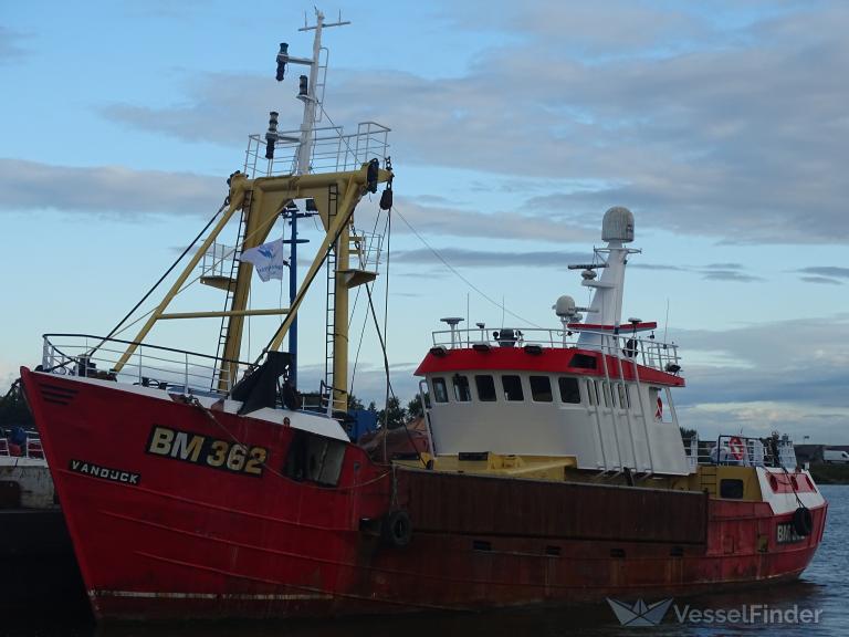 mfv van dijck (Fishing Vessel) - IMO , MMSI 232005410, Call Sign MNHL2 under the flag of United Kingdom (UK)