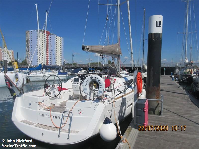 windcatcher (Sailing vessel) - IMO , MMSI 232008508, Call Sign MBDO7 under the flag of United Kingdom (UK)