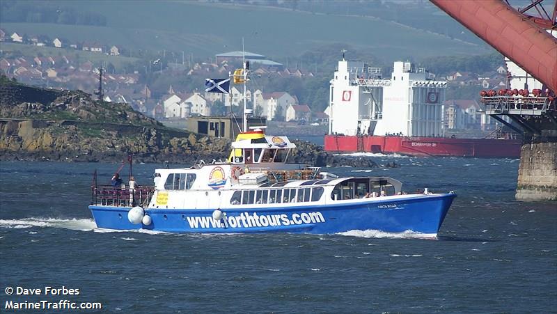 forth belle (Passenger ship) - IMO , MMSI 235033997, Call Sign 2NOV under the flag of United Kingdom (UK)