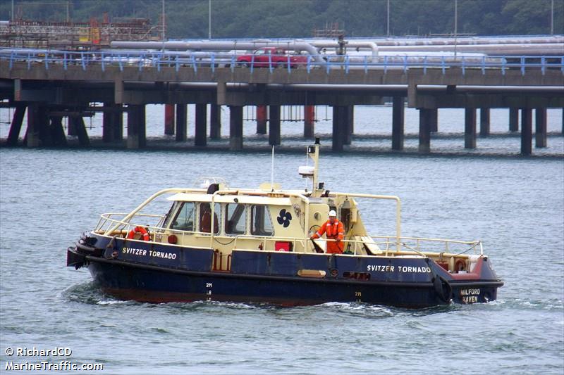 svitzer tornado (Port tender) - IMO , MMSI 235051182, Call Sign MGEF under the flag of United Kingdom (UK)