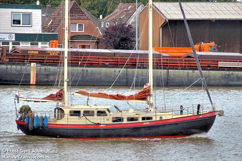 kaimana (Sailing vessel) - IMO , MMSI 244030468, Call Sign PG3645 under the flag of Netherlands