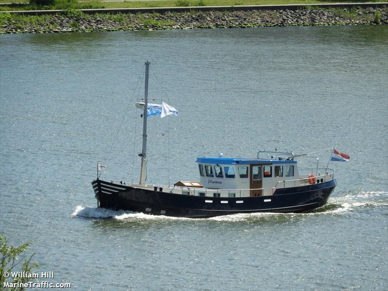 marleen (Pleasure craft) - IMO , MMSI 244110658, Call Sign PE5622 under the flag of Netherlands
