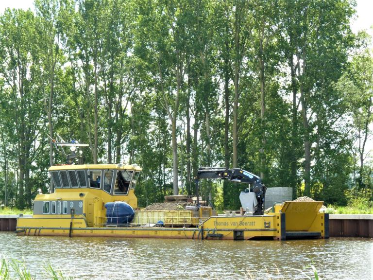 thomas van seeratt (Dredging or UW ops) - IMO , MMSI 244750656, Call Sign PC4794 under the flag of Netherlands