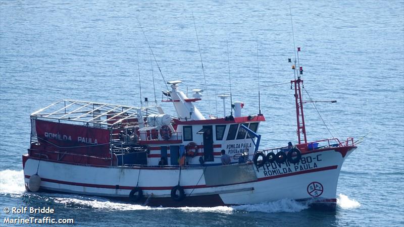 romilda paula (Fishing vessel) - IMO , MMSI 263414290, Call Sign CUER6 under the flag of Portugal