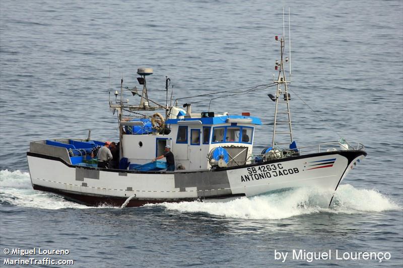 antonio jacob (Fishing vessel) - IMO , MMSI 263500263, Call Sign CUKY6 under the flag of Portugal