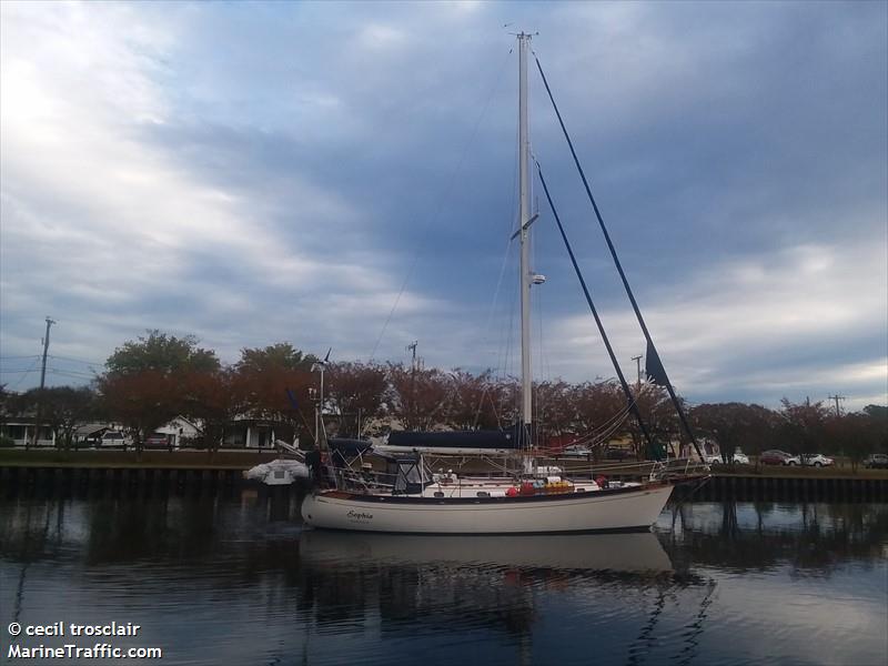 sophia (Sailing vessel) - IMO , MMSI 338135301 under the flag of USA