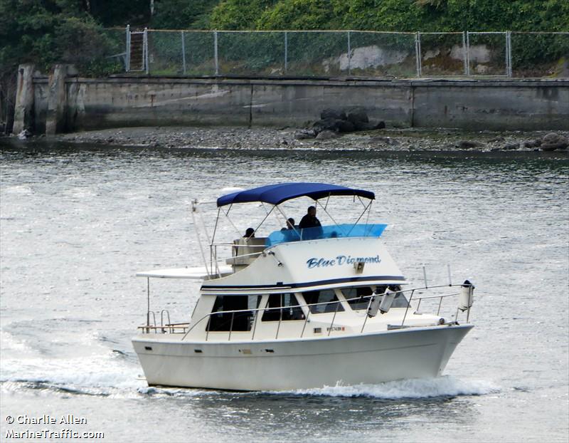 blue diamond (Pleasure craft) - IMO , MMSI 338181425 under the flag of USA