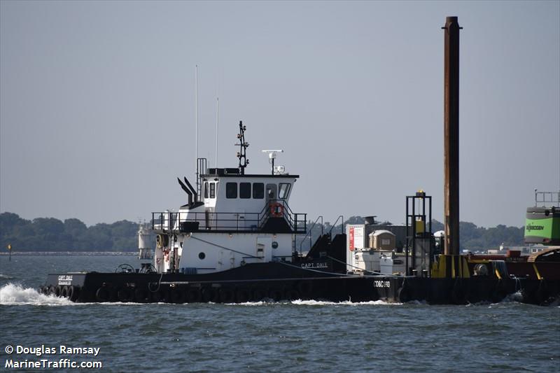 capt. dale (Tug) - IMO , MMSI 367476850, Call Sign WDF6689 under the flag of United States (USA)