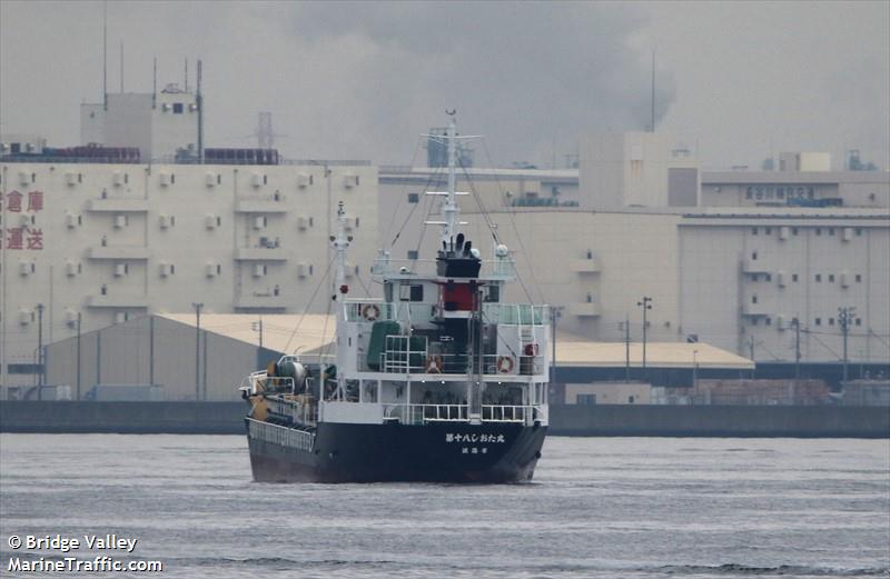 shiotamaru no18 (Tanker) - IMO , MMSI 431008538, Call Sign JD4064 under the flag of Japan