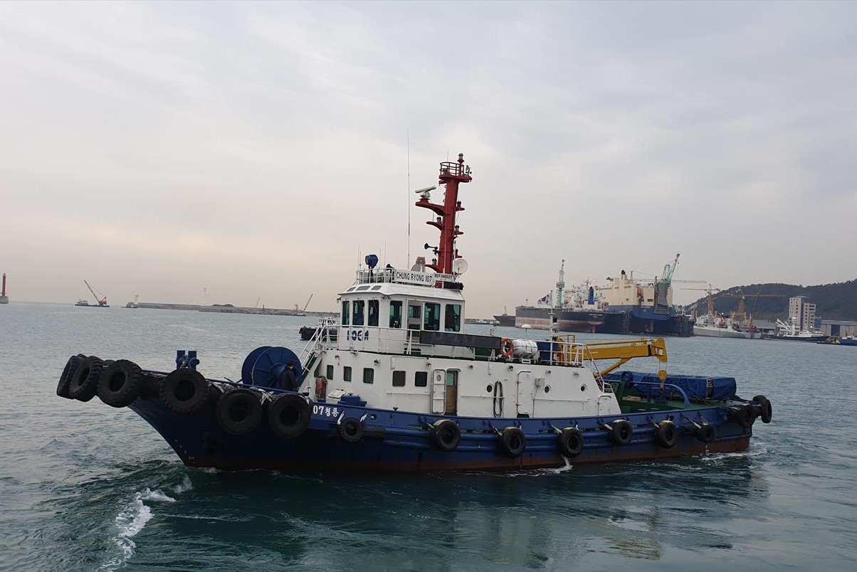 no.107 chung ryong (Tug) - IMO 8876053, MMSI 440107360, Call Sign DSAQ450 under the flag of Korea